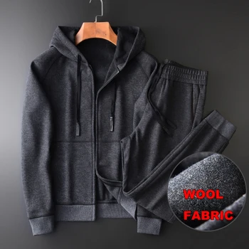 Wool Hooded Mens Sets (hoodies+pants) Luxury Solid Color Sweatshirt Male Plus Size 4xl Elastic Waist Slim Man Pants
Wool Hooded Mens Sets (hoodies+pants) Luxury Solid Color Sweatshirt Male Plus Size 4xl Elastic Waist Slim Man Pants