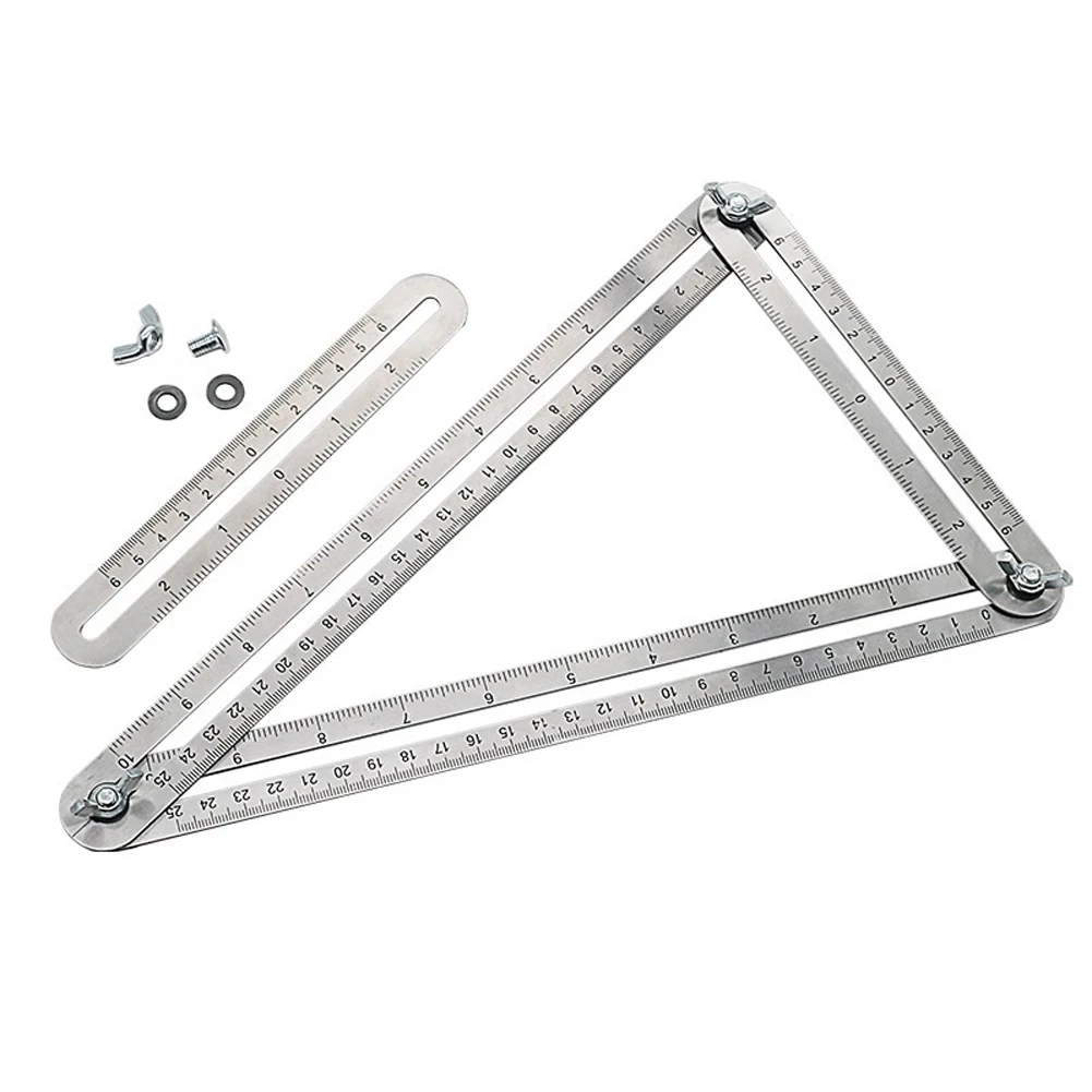 Drawing Ruler Multifunction Adjustable Four Fold Ruler Stainless Steel Folding Ruler 0-200 Range 0.01MM Hardware Measure Tools
Drawing Ruler Multifunction Adjustable Four Fold Ruler Stainless Steel Folding Ruler 0-200 Range 0.01MM Hardware Measure Tools
