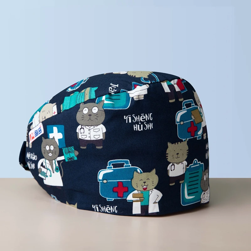 Multicolor Cartoon Animal Printing Nurse Doctor Surgery Cap Laboratory Pet Shop Nursing Scrub Hat Chef Beauty Salon Gourd Cap
Multicolor Cartoon Animal Printing Nurse Doctor Surgery Cap Laboratory Pet Shop Nursing Scrub Hat Chef Beauty Salon Gourd Cap