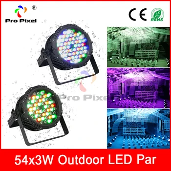 2pcs LED Flat Par Waterproof 54x3W RGBW Outdoor LED Par Light DMX Control Stage Effect For Disco DJ Music Party Club Dance
2pcs LED Flat Par Waterproof 54x3W RGBW Outdoor LED Par Light DMX Control Stage Effect For Disco DJ Music Party Club Dance