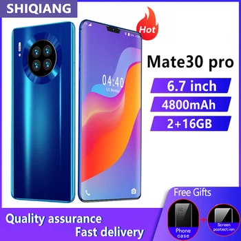 SOYES Mate 30 Pro Original Telephone Android 10.0 6.7in Face Unlock 2gb Ram 16gb Rom Cell phone 2+5MP 2 SIM Card Mobile Phone
SOYES Mate 30 Pro Original Telephone Android 10.0 6.7in Face Unlock 2gb Ram 16gb Rom Cell phone 2+5MP 2 SIM Card Mobile Phone