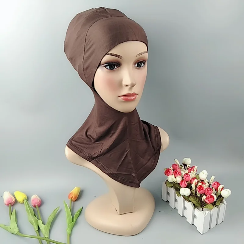 Soft Muslim Full Cover Inner Women's Hijab bonnet Cap Islamic Underscarf Neck Head Bonnet Hat
Soft Muslim Full Cover Inner Women's Hijab bonnet Cap Islamic Underscarf Neck Head Bonnet Hat