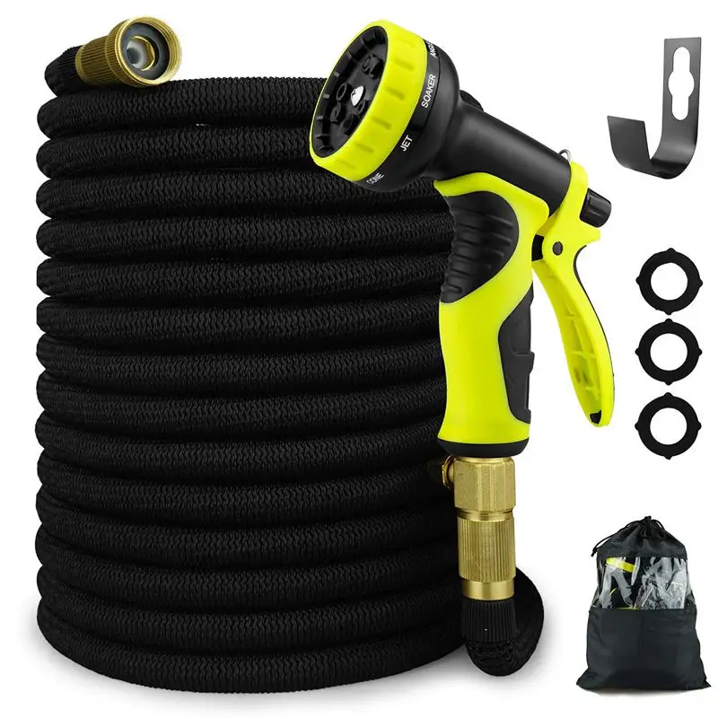100 Ft Garden Hose,Lightweight Expandable Garden Water Hose 3/4 Inch Solid Fittings,Durable Outdoor Gardening Flexible Hose Yard
100 Ft Garden Hose,Lightweight Expandable Garden Water Hose 3/4 Inch Solid Fittings,Durable Outdoor Gardening Flexible Hose Yard