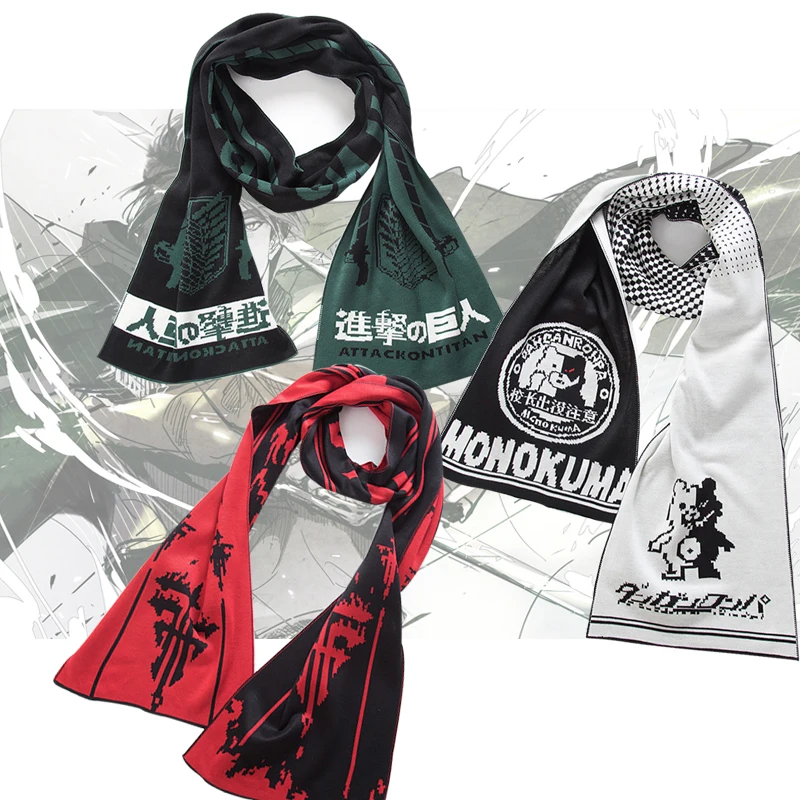 Anime Attack On TitanFFF Group Danganronpa Monokuma Scarf Cosplay Lengthen Thick Autumn Winter Collar
Anime Attack On TitanFFF Group Danganronpa Monokuma Scarf Cosplay Lengthen Thick Autumn Winter Collar