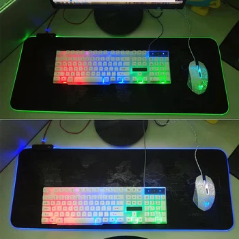 Extended Non Slip PC Computer Extra Large With 14 Lighting Mode USB Port RGB Gaming Mouse Pad Office World Map Home Desk Mat
Extended Non Slip PC Computer Extra Large With 14 Lighting Mode USB Port RGB Gaming Mouse Pad Office World Map Home Desk Mat