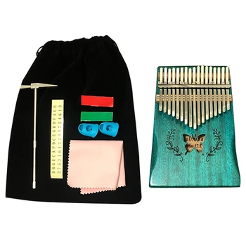 17 Keys Kalimba Pattern Thumb Piano Mahogany Body Musical Instrument 17 Keys Kalimba Children's and Girls'Styles
17 Keys Kalimba Pattern Thumb Piano Mahogany Body Musical Instrument 17 Keys Kalimba Children's and Girls'Styles