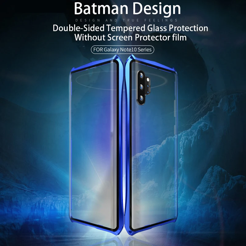 Magnetic Adsorption Metal Phone Case For Samsung Galaxy Note 10 Plus Vpower Double Sided Glass Magnet Cover For Samsung Note 10
Magnetic Adsorption Metal Phone Case For Samsung Galaxy Note 10 Plus Vpower Double Sided Glass Magnet Cover For Samsung Note 10