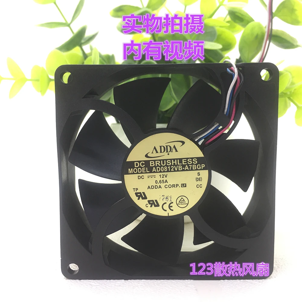 FOR ADDA 12V 0.65A AD0812VB-A7BGP 8025 80x80x25mm server inverter axial cooler cooling pwm blower
FOR ADDA 12V 0.65A AD0812VB-A7BGP 8025 80x80x25mm server inverter axial cooler cooling pwm blower