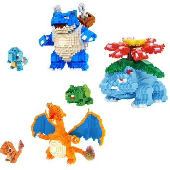 Poke game gosanke Evolution micro diamond block Bulbasaur Venusaur Charmander Charizard Squirtle Blastoise nanobrick toys
Poke game gosanke Evolution micro diamond block Bulbasaur Venusaur Charmander Charizard Squirtle Blastoise nanobrick toys