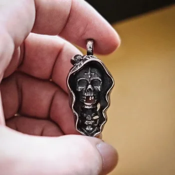 EYHIMD Inverted Cross Satan Demon Believer Spider Skull Stainless Steel Pendant Gothic Biker Jewelry
EYHIMD Inverted Cross Satan Demon Believer Spider Skull Stainless Steel Pendant Gothic Biker Jewelry