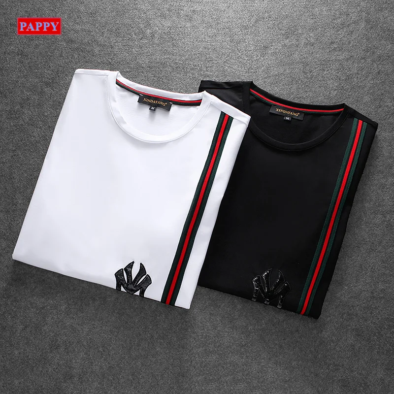 2020 New t shirt men Cartoon embroidery solid men shirt
2020 New t shirt men Cartoon embroidery solid men shirt