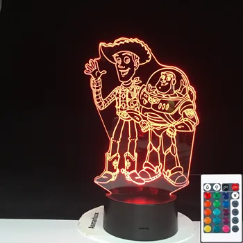 3D-4349 Toy 3D LED Night Light Woody Buzz Lightyear 7 Color Changing Lamp Room Decoration Action Figure Toy For Christmas Gift
3D-4349 Toy 3D LED Night Light Woody Buzz Lightyear 7 Color Changing Lamp Room Decoration Action Figure Toy For Christmas Gift