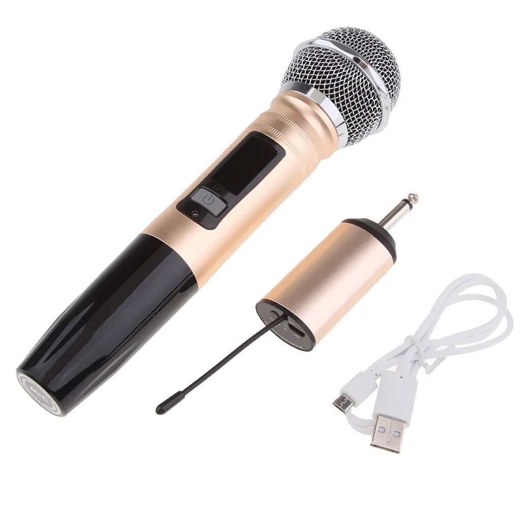 Wireless Microphone System, Mic Set with 100ft Long Range Use for Chatting/Church/Karaoke and More
Wireless Microphone System, Mic Set with 100ft Long Range Use for Chatting/Church/Karaoke and More