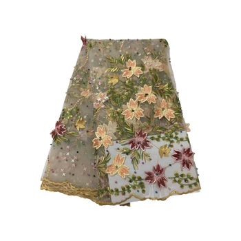 African lace fabric 2020 High quality Nigerian French lace fabric wedding dress
African lace fabric 2020 High quality Nigerian French lace fabric wedding dress