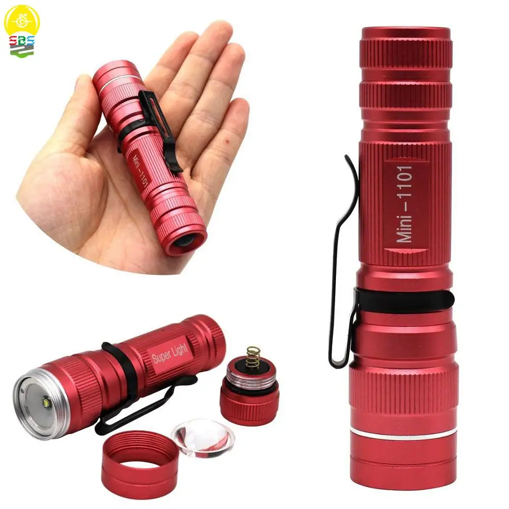 Mini LED flashlight Powerful Q5 Led light Torch Portable zoomable red body Small Penlight for hi Hunting By AA Battery
Mini LED flashlight Powerful Q5 Led light Torch Portable zoomable red body Small Penlight for hi Hunting By AA Battery