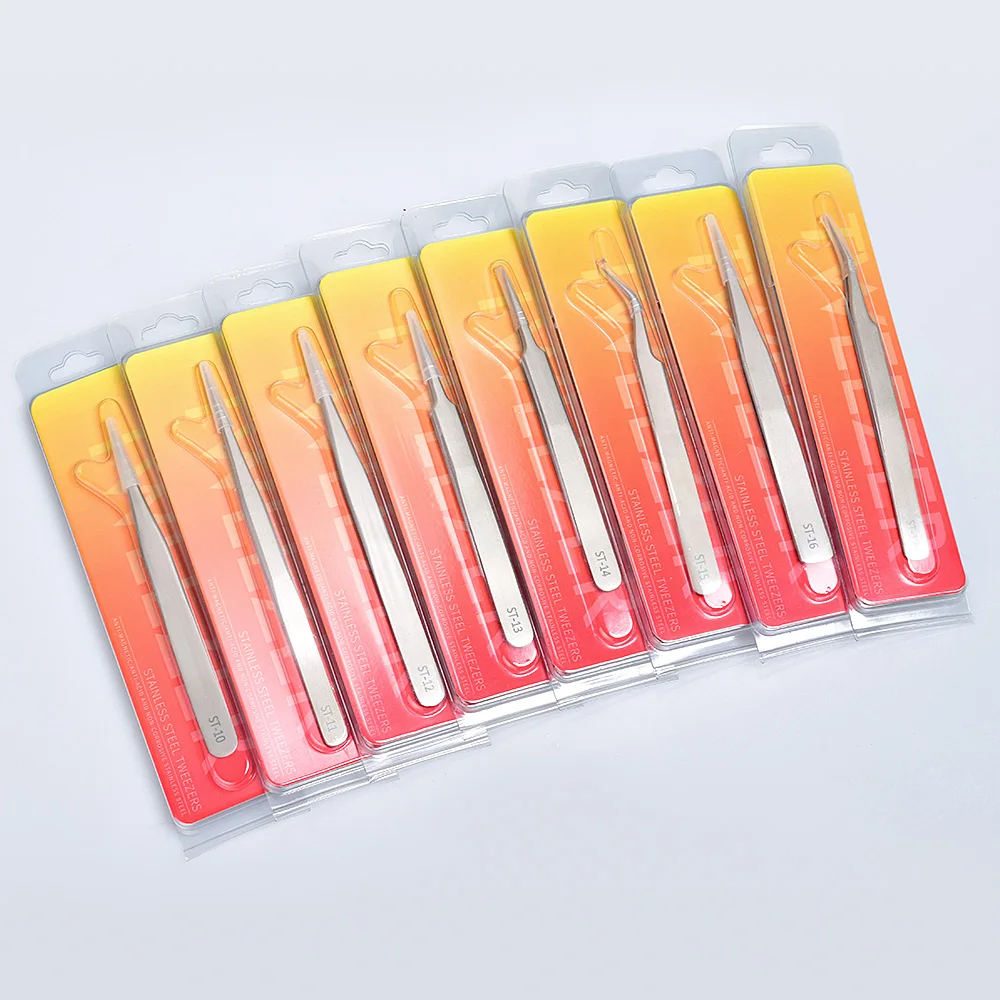 Tweezer False Eyelash Extension Tweezers Stainless Steel Hyperfine High Precision Anti Acid Tweezers
Tweezer False Eyelash Extension Tweezers Stainless Steel Hyperfine High Precision Anti Acid Tweezers