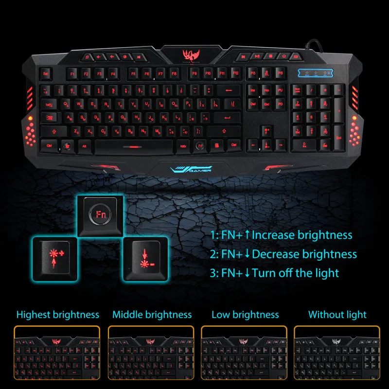 Mechanical Keyboard PC Mechanical Gaming keyboard USB 114 Keycaps Russian vesion Backlight keyboard for PC Game with Waterproof
Mechanical Keyboard PC Mechanical Gaming keyboard USB 114 Keycaps Russian vesion Backlight keyboard for PC Game with Waterproof