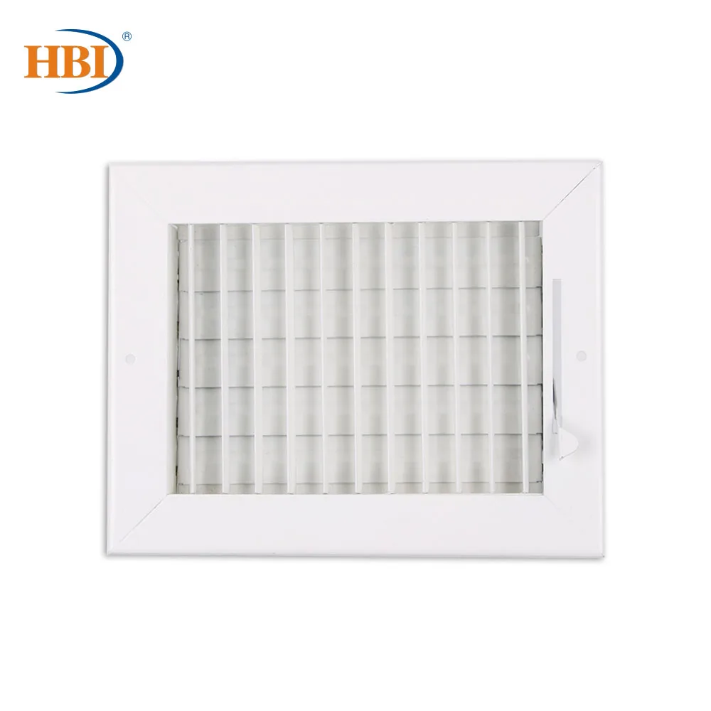 HBI W8" x H6" Adjustable Blade White Ceiling/Sidewall Air Register Vent Cover Diffuser Heavy Duty Stamped Steel
HBI W8" x H6" Adjustable Blade White Ceiling/Sidewall Air Register Vent Cover Diffuser Heavy Duty Stamped Steel