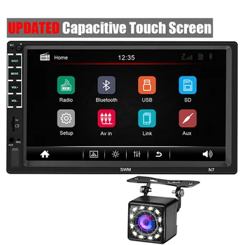 Double Din Car Stereo with 7 Inch Capacitive Touch Screen and 12LED Backup Camera 2 Din Car FM Radio MP5 Player Autoradio
Double Din Car Stereo with 7 Inch Capacitive Touch Screen and 12LED Backup Camera 2 Din Car FM Radio MP5 Player Autoradio