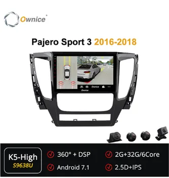 Ownice 6Core Android 7.1 360 Panorama Car DVD GPS navigation Radio forMitsubishi Pajero Sport 3 2016 2017 2018 DSP 4G SPDIF
Ownice 6Core Android 7.1 360 Panorama Car DVD GPS navigation Radio forMitsubishi Pajero Sport 3 2016 2017 2018 DSP 4G SPDIF