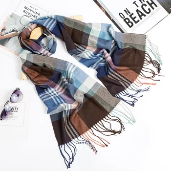 2019 Luxury Brand Winter Men Plaid Scarf warm women Cashmere Scarf shawls Casual Tassel Scarf Man business scarf wool pashmina
2019 Luxury Brand Winter Men Plaid Scarf warm women Cashmere Scarf shawls Casual Tassel Scarf Man business scarf wool pashmina