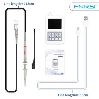 FNIRSI-2031H Digital Oscilloscope 2.4-inch Screen Sampling Rate 30MHz Analog Bandwidth Support Waveform Storage with probe
FNIRSI-2031H Digital Oscilloscope 2.4-inch Screen Sampling Rate 30MHz Analog Bandwidth Support Waveform Storage with probe