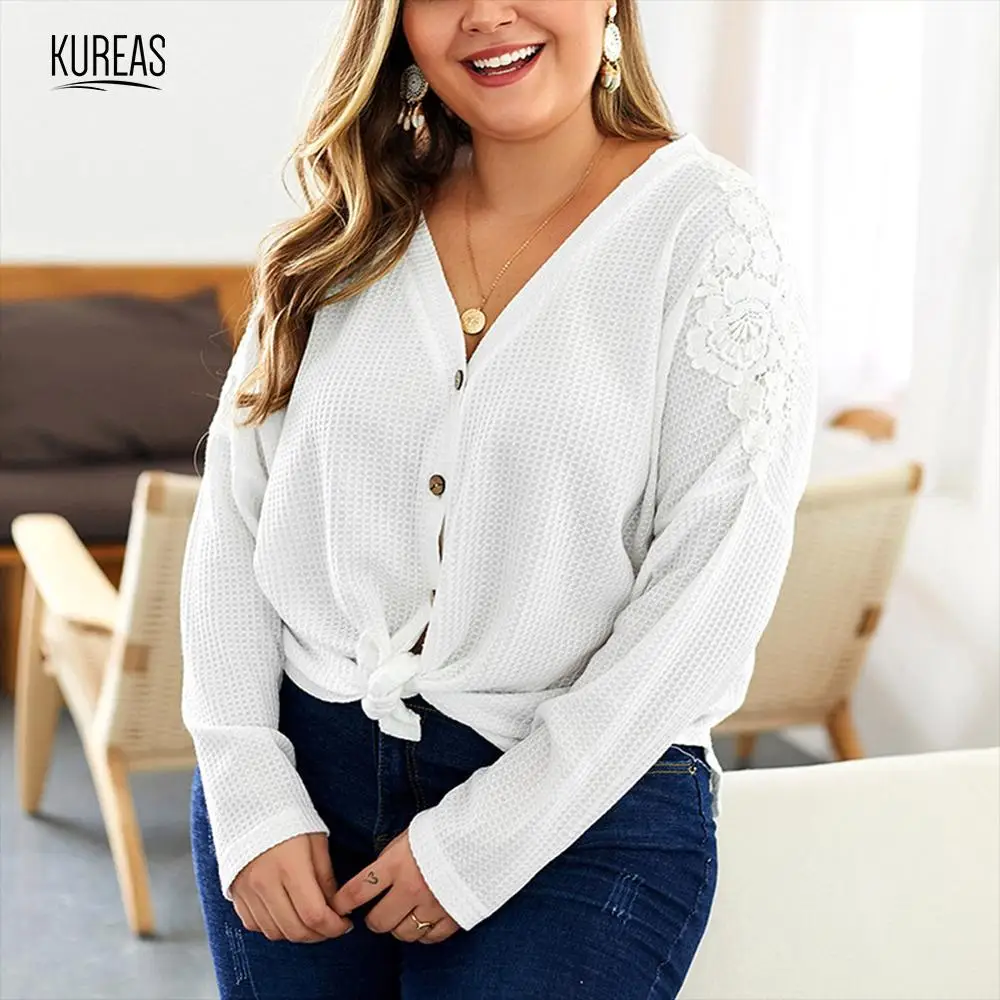 Kureas Women Knitted Cardigan Plus Size Winter Autumn Lace Up Sweater Coat Casual Applique Large Size Jumpers
Kureas Women Knitted Cardigan Plus Size Winter Autumn Lace Up Sweater Coat Casual Applique Large Size Jumpers