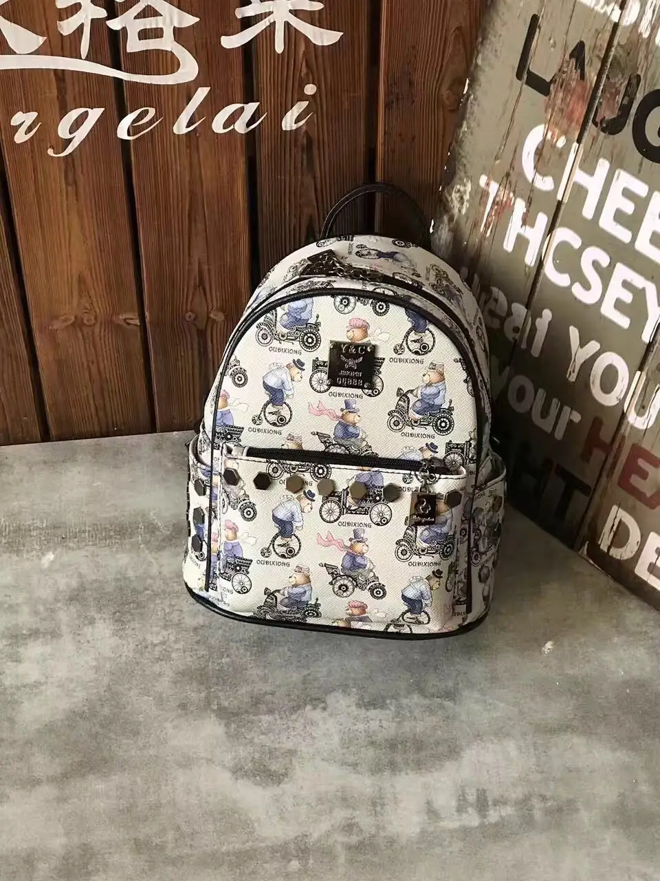 New Style Pattern Cloth Women's Small Backpack Korean-style College Style Super Fire Backpack Multi-Purpose Backpack
New Style Pattern Cloth Women's Small Backpack Korean-style College Style Super Fire Backpack Multi-Purpose Backpack