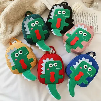 Cute Boy's Girl's Toddler's Dinosaur Velvet Backpack Kids School Shoulder Bag Satchel Gidts 
Cute Boy's Girl's Toddler's Dinosaur Velvet Backpack Kids School Shoulder Bag Satchel Gidts