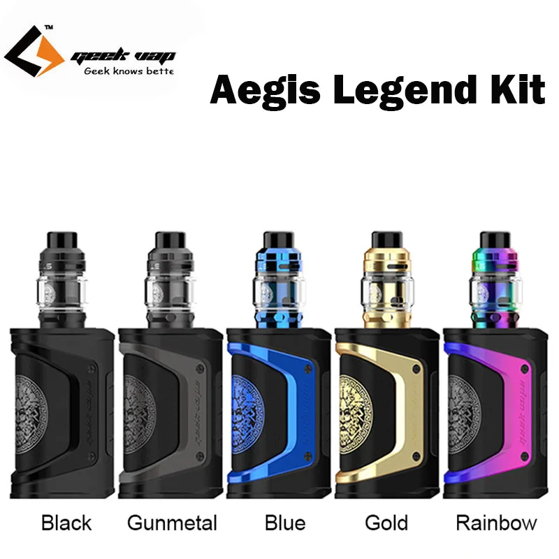GeekVape Aegis Legend Kit with Zeus Tank Limited Edition with 200W TC Box Mod 5ml Zeus Subohm Tank Mesh Z1/Z2 0.4ohm Coil
GeekVape Aegis Legend Kit with Zeus Tank Limited Edition with 200W TC Box Mod 5ml Zeus Subohm Tank Mesh Z1/Z2 0.4ohm Coil