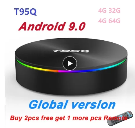 T95Q 4GB 64GB Android 8.1 LPDDR4 Amlogic S905X2 TV BOX Quad Core 2.4G&5GHz Dual Wifi BT4.1 1000M H.265 4K Media Player Smart Box
T95Q 4GB 64GB Android 8.1 LPDDR4 Amlogic S905X2 TV BOX Quad Core 2.4G&5GHz Dual Wifi BT4.1 1000M H.265 4K Media Player Smart Box