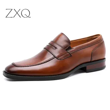 Men Loafers Shoes Spring Summer Soft Genuine Leather Wedding Men Moccasins Shoes Breathable Slip on Driving Shoes Size 38-44
Men Loafers Shoes Spring Summer Soft Genuine Leather Wedding Men Moccasins Shoes Breathable Slip on Driving Shoes Size 38-44