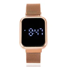 Milanese Stainless Steel Watchband LED Luxury Digital Men's Sport Watch Unisex Magnetic Buckle Women's Watches Men's Wristwatch
Milanese Stainless Steel Watchband LED Luxury Digital Men's Sport Watch Unisex Magnetic Buckle Women's Watches Men's Wristwatch