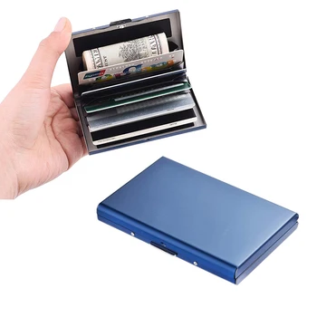 Casual Business Card Case Holder Wallet Card Protector Stainless Steel RFID for Outdoor Shop Money Carrying Supply
Casual Business Card Case Holder Wallet Card Protector Stainless Steel RFID for Outdoor Shop Money Carrying Supply