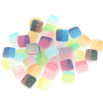 100Pcs 10x10mm Resin Square Cabochon Flatback Decoration Crafts Embellishments For Scrapbooking DIY Accessories
100Pcs 10x10mm Resin Square Cabochon Flatback Decoration Crafts Embellishments For Scrapbooking DIY Accessories