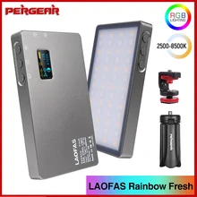 LAOFAS Rainbow Fresh RGB 2500K-8500K Mini Video LED Light Portable Full Color Light Fill LAOFAS Rainbow Fresh RGB 2500K-8500K Mini Video LED Light Portable Full Color Light Fill