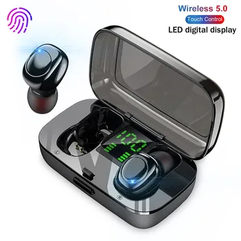Touch Control TWS 5.0 Earphone Bluetooth Wireless Earphone Handsfree HIFI Stereo Wireless Earbuds Headset with Microphone
Touch Control TWS 5.0 Earphone Bluetooth Wireless Earphone Handsfree HIFI Stereo Wireless Earbuds Headset with Microphone