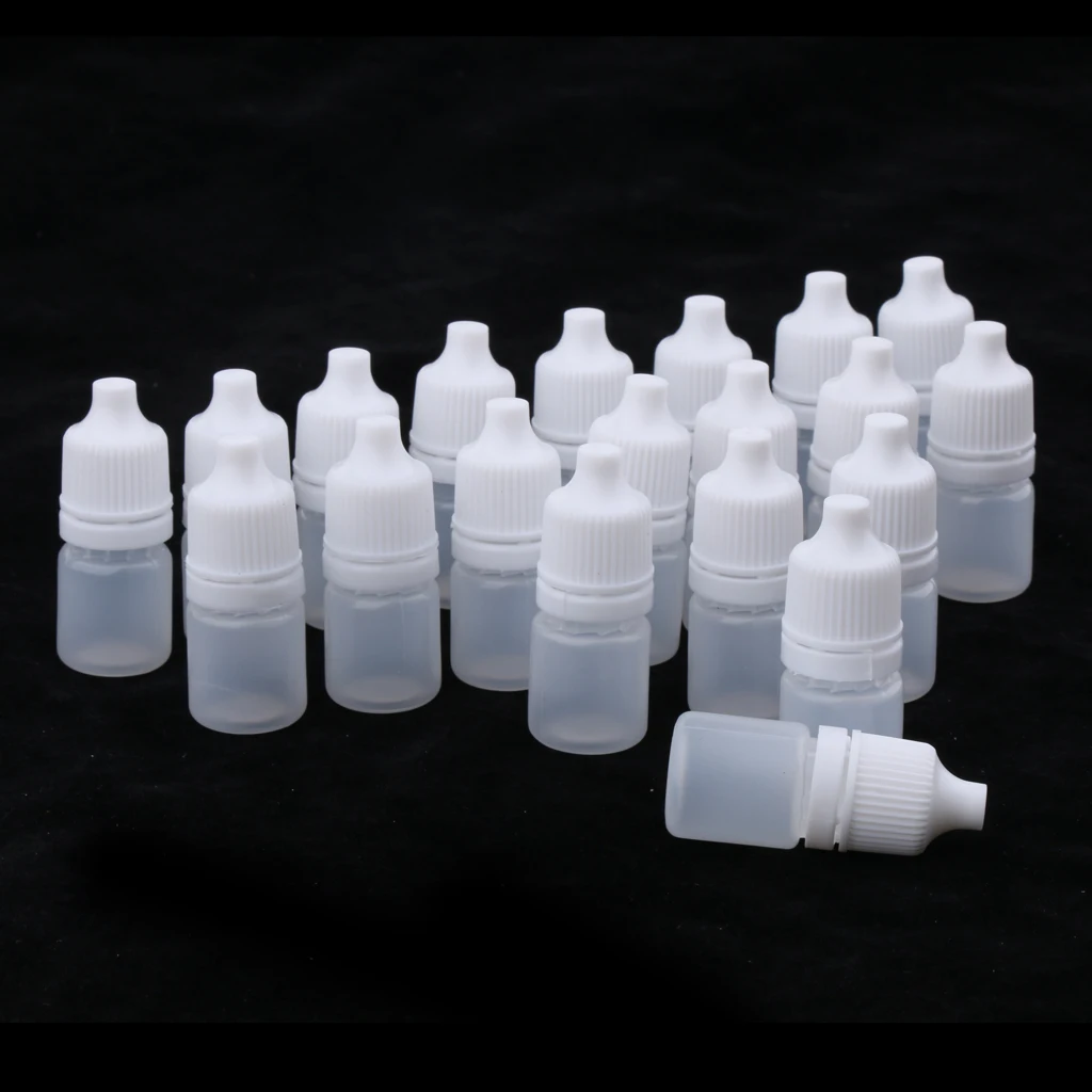 20pcs Empty Eye Drops Makeup Cosmetic Travel Bottles Plastic Containers 3ml 20pcs Empty Eye Drops Makeup Cosmetic Travel Bottles Plastic Containers 3ml