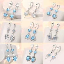 Prevent Allergy 925 Sterling Silve Drop Earrings for Women Trendy Elegant Temperament Creative Geometric Pendant Party Jewelry
Prevent Allergy 925 Sterling Silve Drop Earrings for Women Trendy Elegant Temperament Creative Geometric Pendant Party Jewelry