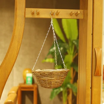 Dark Rattan Wicker Hanging Basket,Hanging Straw Basket for Home Decoration(30cm)
Dark Rattan Wicker Hanging Basket,Hanging Straw Basket for Home Decoration(30cm)