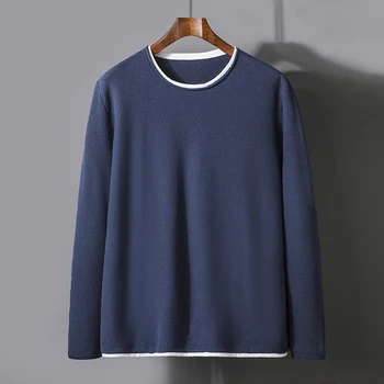 Brand Knitted Sweater Men Autumn Fashion Long Sleeve High Quality Clothes Basic Solid Woollen Sweater Pullover Top Menswear
Brand Knitted Sweater Men Autumn Fashion Long Sleeve High Quality Clothes Basic Solid Woollen Sweater Pullover Top Menswear