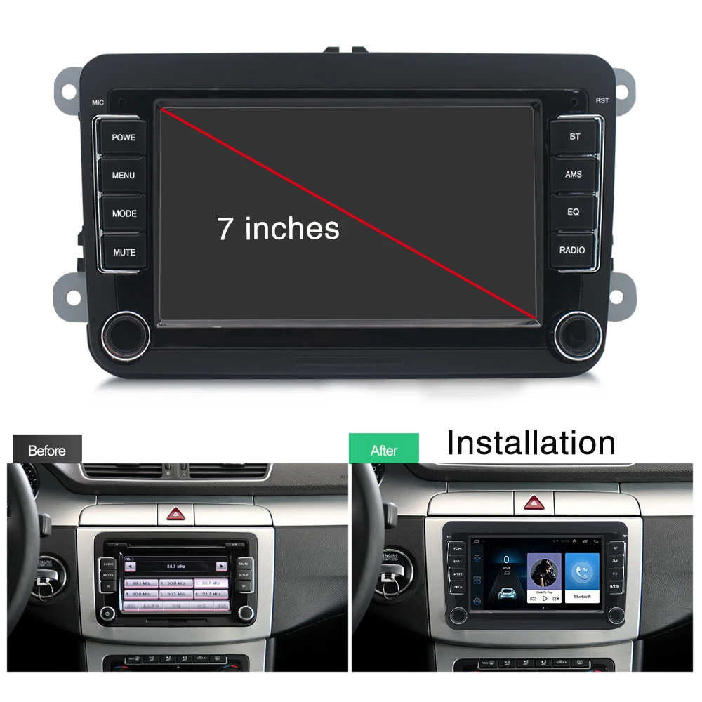 SZBULOAI Android 8.1 Car GPS Navigation for VW Volkswagen SKODA GOLF 5 Golf 6 POLO PASSAT B5 B6 JETTA TIGUAN dvd player BT RDS
SZBULOAI Android 8.1 Car GPS Navigation for VW Volkswagen SKODA GOLF 5 Golf 6 POLO PASSAT B5 B6 JETTA TIGUAN dvd player BT RDS