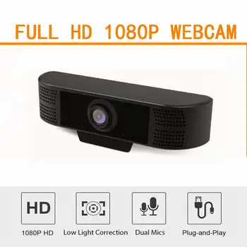 Webcam HD 1080P 30FPS Auto Focus Computer Web Cam USB Camera With Sound Absorption MIC For PC Laptop Smart Video chat Webcam cam
Webcam HD 1080P 30FPS Auto Focus Computer Web Cam USB Camera With Sound Absorption MIC For PC Laptop Smart Video chat Webcam cam