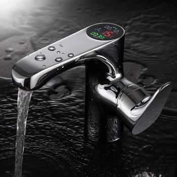New intelligent digital display basin faucet washbasin digital display faucet water power generation
New intelligent digital display basin faucet washbasin digital display faucet water power generation