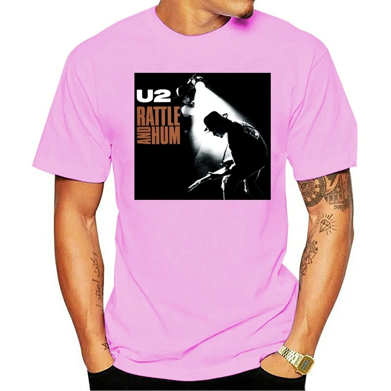 

new U2 RATTLE AND HUM THE EDGE BONO officially Men T-Shirt Mens