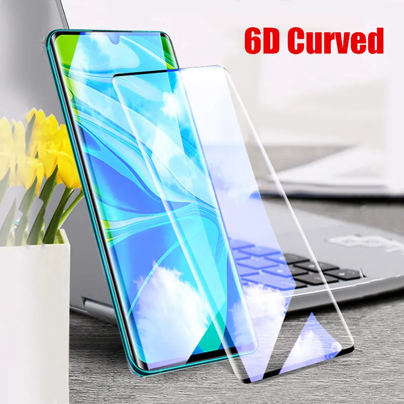 Стекло для Xiaomi Mi Note 10 Lite закаленное стекло 6D изогнутое с полным покрытием экрана