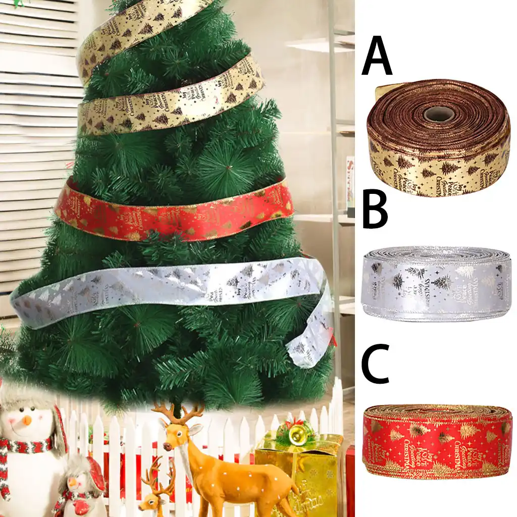christmas tree decoration christmas decorations for home ribbon