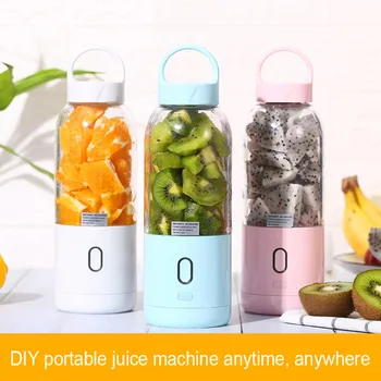Personal Blender, Smoothies Mini Jucier Cup USB Rechargeable And Blender Shakes,500ml,Fruit Juice,Mixer - With Six Blades
Personal Blender, Smoothies Mini Jucier Cup USB Rechargeable And Blender Shakes,500ml,Fruit Juice,Mixer - With Six Blades