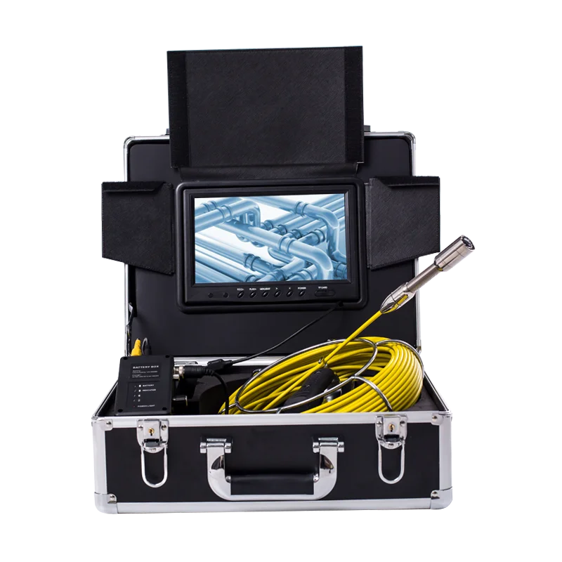 Кабель 20 м, объектив 23 мм, DVR, 9-дюймовый ЖК-монитор, 1000TVL, канализационный эндоскоп, видеокамера, система, используемая для исследования трубопроводов
Кабель 20 м, объектив 23 мм, DVR, 9-дюймовый ЖК-монитор, 1000TVL, канализационный эндоскоп, видеокамера, система, используемая для исследования трубопроводов
