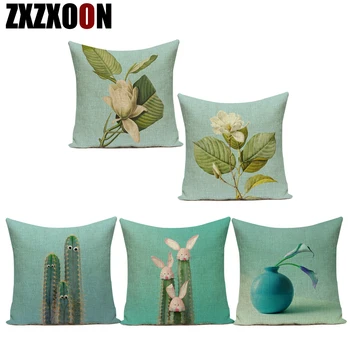 Decorative Throw Pillows Tropical Green Plant Palm Leaves Cactus Pillow Cushion Cover Cotton Linen Pillowcase for Sofa Car Home
Decorative Throw Pillows Tropical Green Plant Palm Leaves Cactus Pillow Cushion Cover Cotton Linen Pillowcase for Sofa Car Home